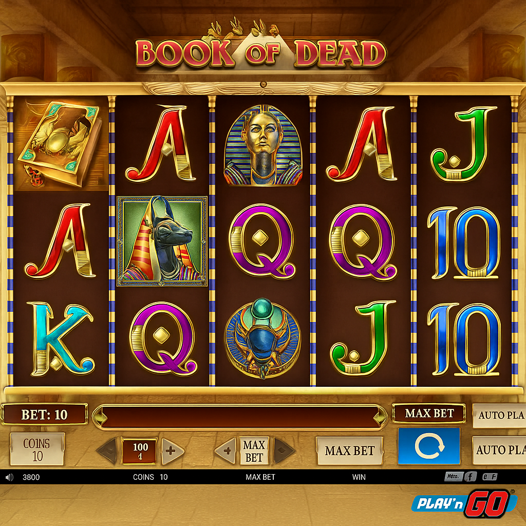 Eurogold - Book of Dead Slot Game - NetEnt