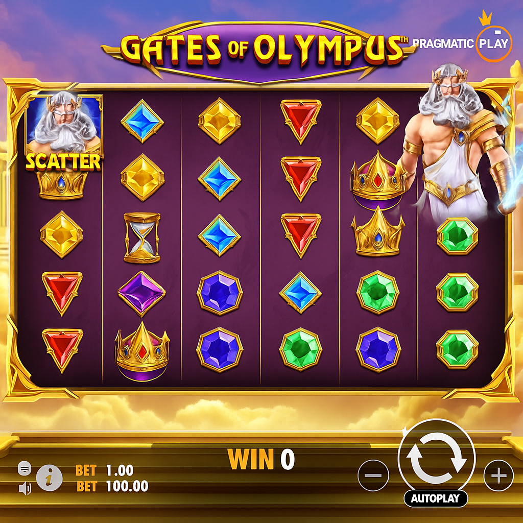 Eurogold - Gates of Olympus Slot Game - Pragmatic Play